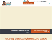 Tablet Screenshot of nurturingknowledge.com